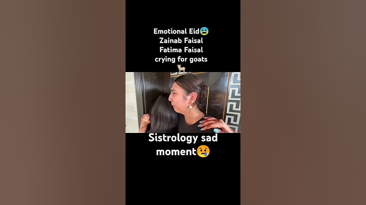 Emotional Eid😫 Zainab Faisal Fatima Faisal crying for goats 🐐😢#sistrology #fatimafaisalvlog #comedy