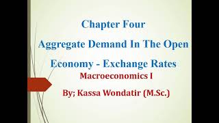 Macroeconomics I Chapter 4  - Lesson 2