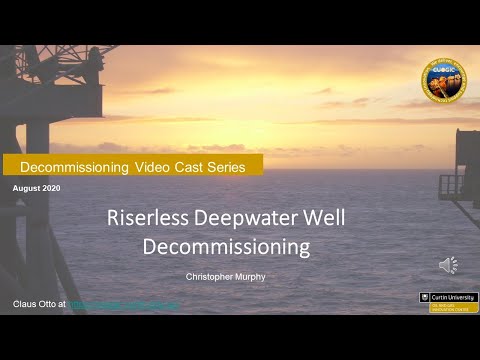 Riserless Deepwater Well Decommissioning