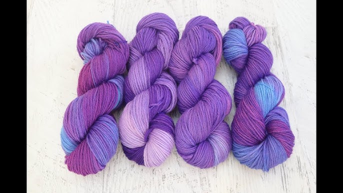 Dyepot Weekly #26 - Dip Dyeing Yarn in Jacquard Violet Acid Dye 