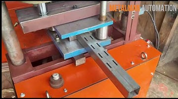 Automatic Tube Pipe holes Punching Machine  - India