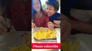hello guys kathal food challenge Rock paper sizzer #trending #short #YouTube #short