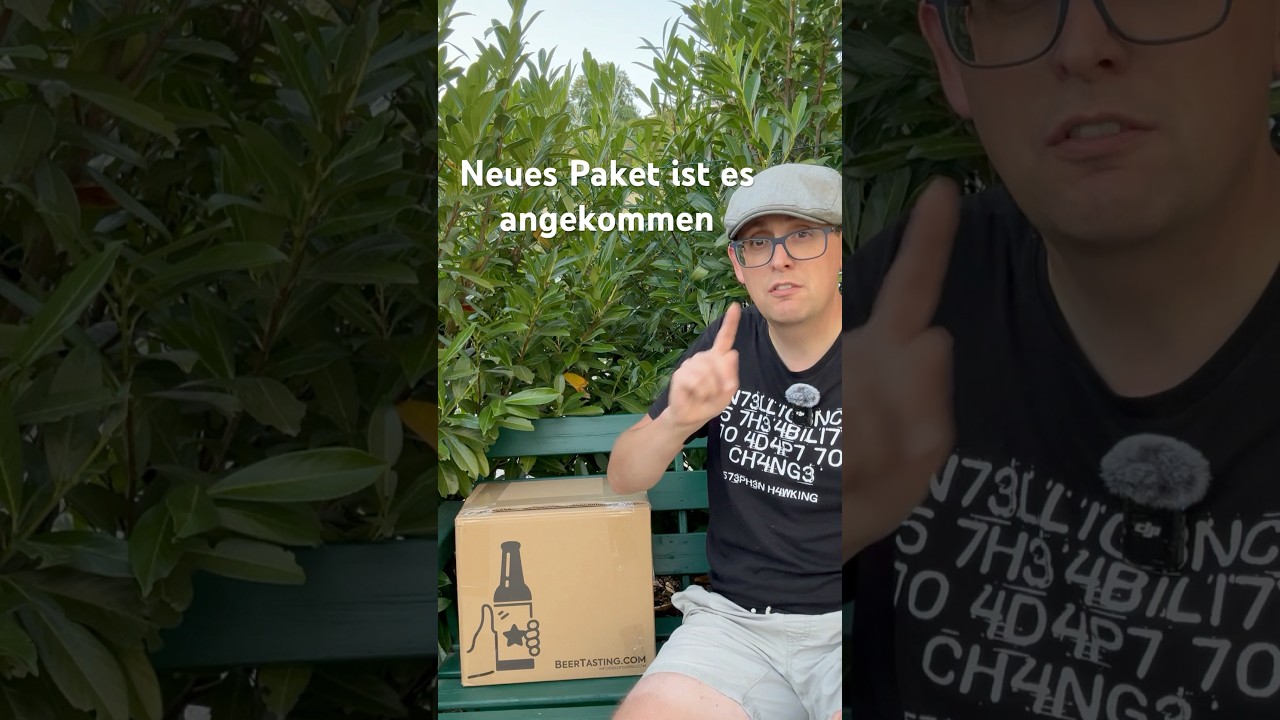 Unpacking eines Pakets des Beertasting.Club. Was da wohl drinnen ist? 