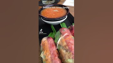 Spring rolls (nem nuong)
