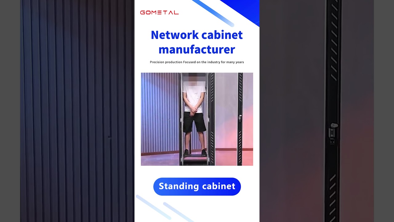 How to install Standing Network Cabinet? 