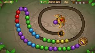 Jungle Marble Blast Pat 6 is a marble shoot game with the theme of Egyptian mythology screenshot 2