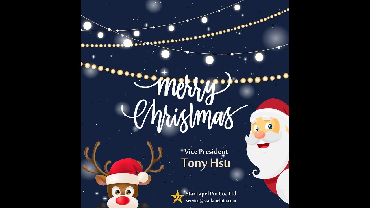 Star Lapel Pin wish you a Merry Christmas and Happy New Year