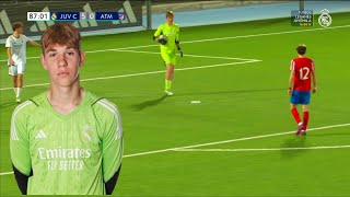 Illia Voloshyn vs Atlético Madrid ► Real Madrid Debut