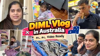 Our செவ்வாய்க்கிழமை in Australia 🇦🇺 | Stitching • Fish Market • Family Vlog | Nadhira Tamil Vlog