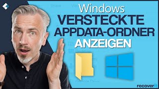 Versteckte AppData Ordner anzeigen | Windows 10/7/8