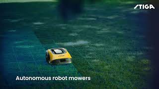 STIGA robot mowers - True autonomy