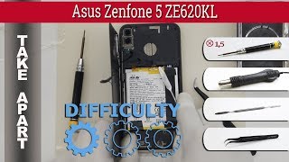 картинка: Как разобрать 📱 Asus Zenfone 5 ZE620KL Разборка и ремонт