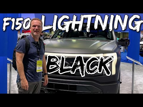 Special Edition 2024 Ford F-150 Lightning Platinum Black