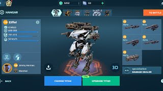 Eiffel Venire | Full Machine gun Overpowered | War Robots Gameplay  screenshot 1