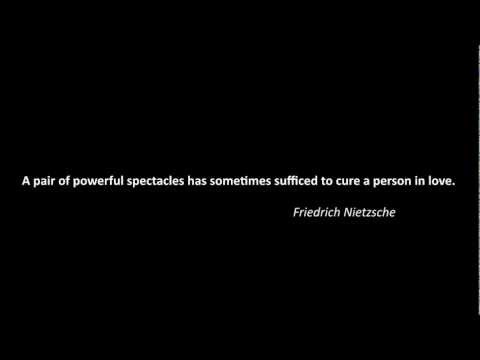 Quote About Love: Friedrich Nietzsche - YouTube