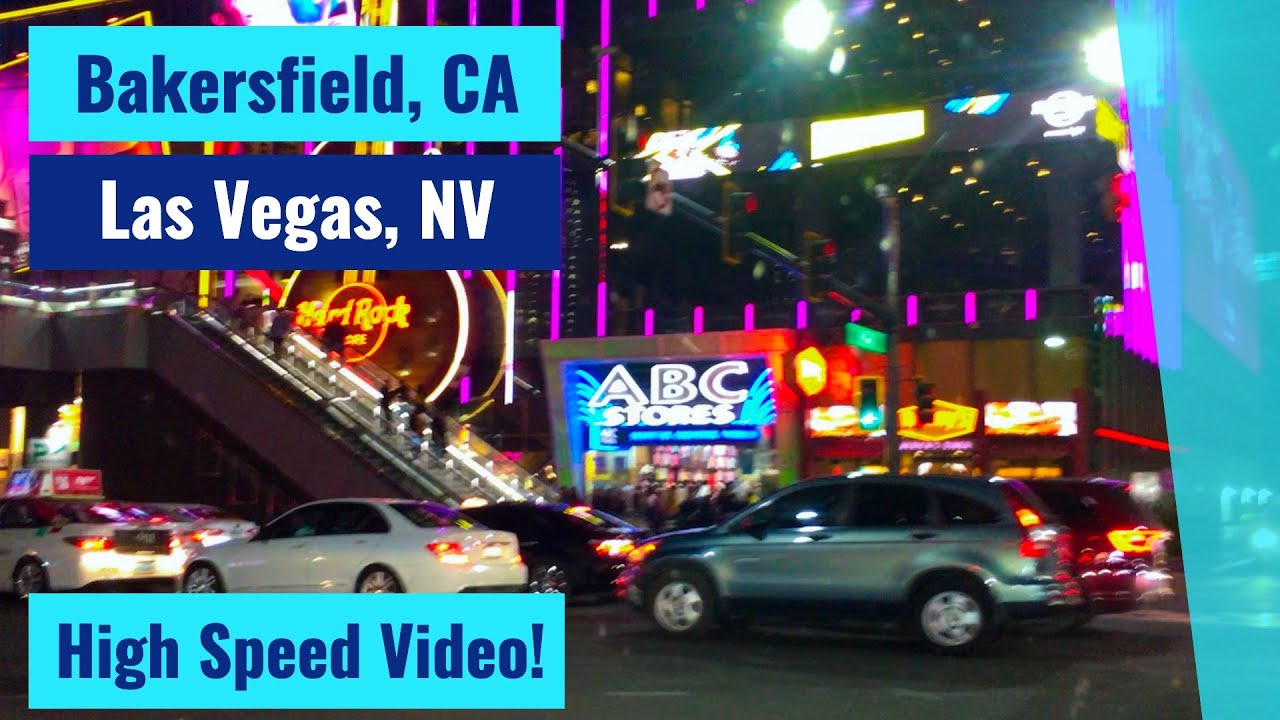 Bakersfield, CA to Las Vegas, NV High Speed Driving Video YouTube