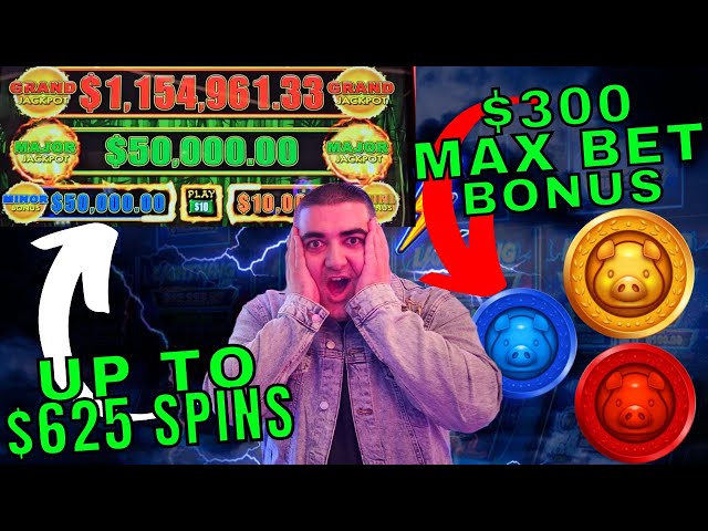 I Put $70,000 In Slots & Gambled Up To $625 Spins class=