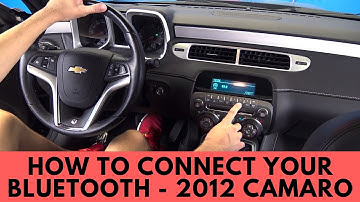 2012 Chevrolet Camaro: How to Connect Bluetooth