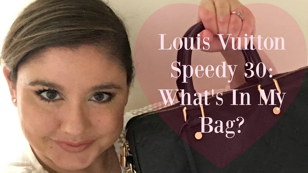 Louis Vuitton Speedy & Retiro: What&#39;s in my Bag? - YouTube