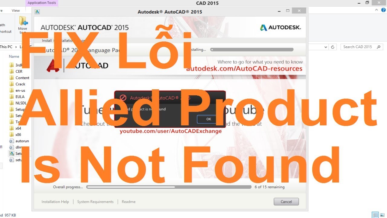 ยพนกีแะ 2022 Update Hướng dẫn khắc phục lỗi Allied product is not found mới nhất | Fix lỗi Allied product not found