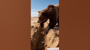The bear saved the guava plant from drying up by watering it😍 #ai #bear #viral #shorts #trending