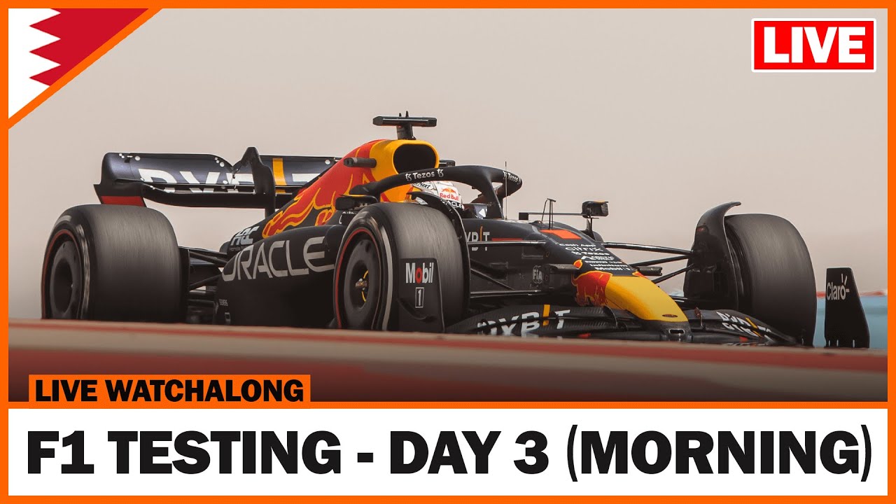 f1 pre season testing 2022 live