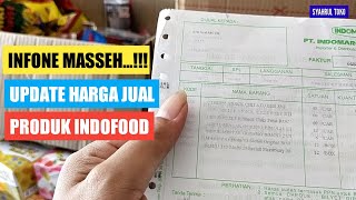 UPDATE HARGA JUAL PRODUK INDOFOOD TERBARU
