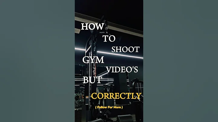 How to shoot gym videos but correctly #gym #youtube #shoot #shorts #cinematic