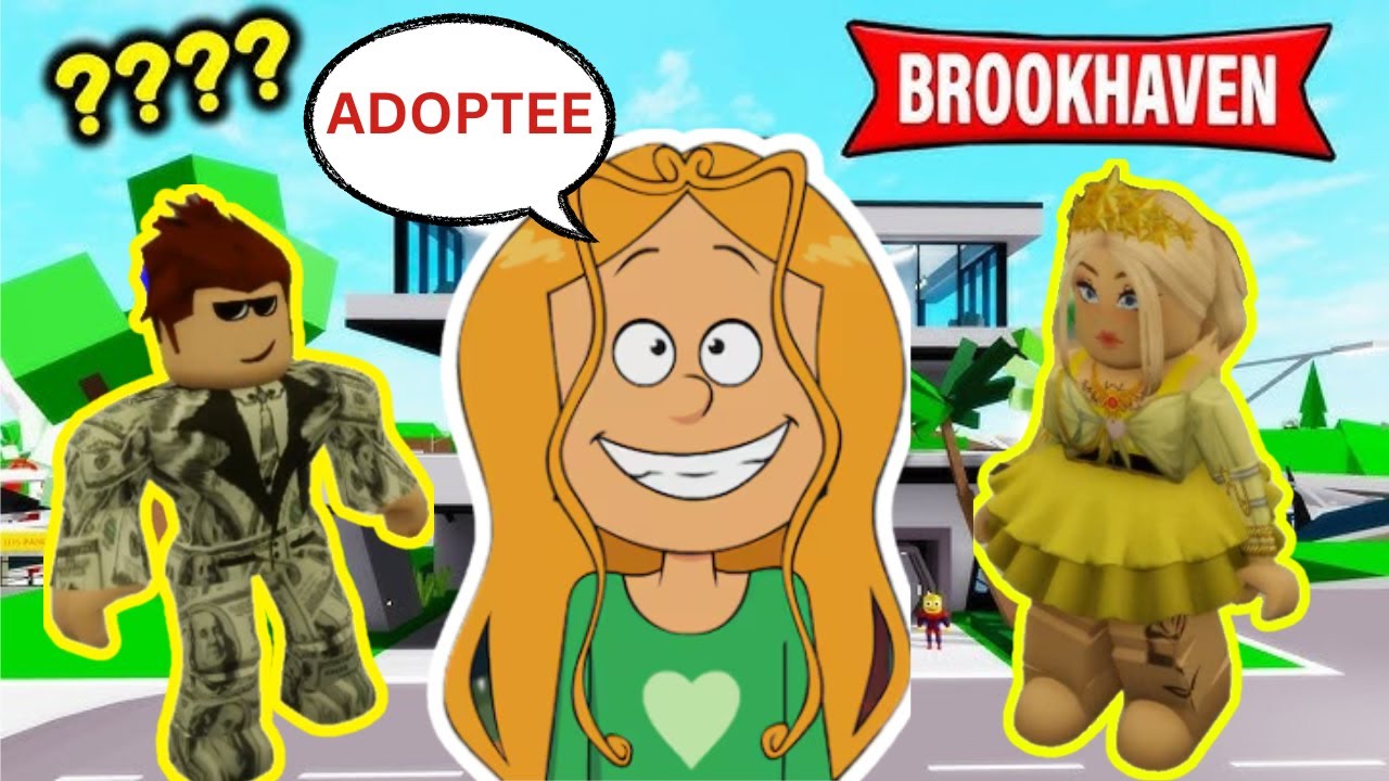 Marine Se Fait Adopter 💎Par Une Famille Riche à Brookhaven ! 👧🏡