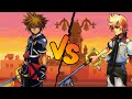 Sora vs roxas kingdom hearts sprite animation