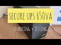 Cheap UPS!! Secure UPS 650VA Unboxing + Testing