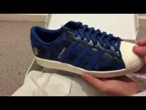 Adidas Consortium Undefeated x Bape Superstar 80v (UNBOXING) + ON FEET Adidas Consortium Undefeated x Bape Superstar 80v (UNBOXING) + ON FEET