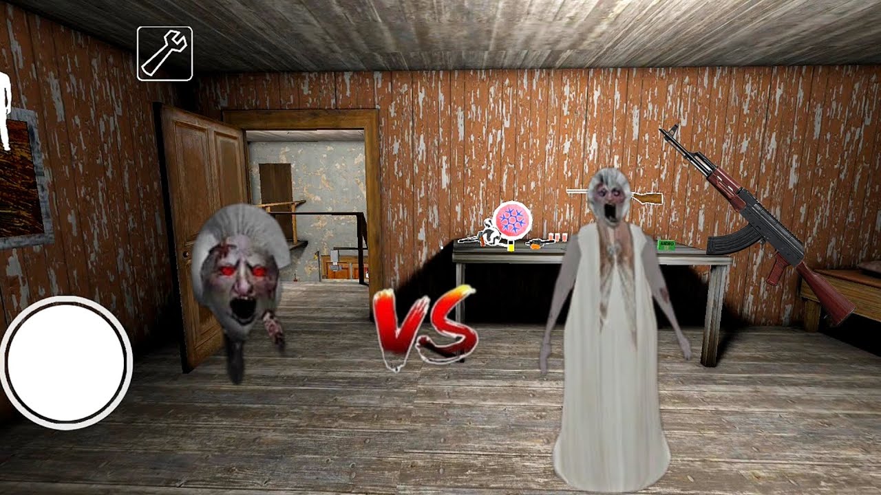 Playing As granny and grandpa again in granny chapter 2[Good mode memu]