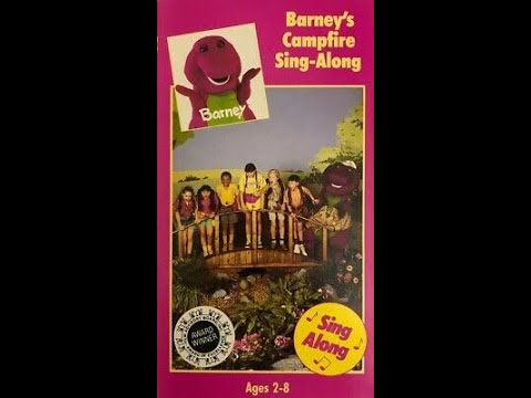 Barney's Campfire Sing Along 1992 VHS