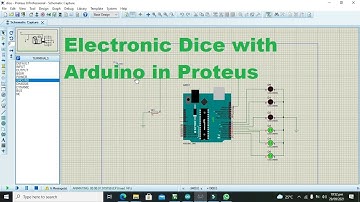 electronic dice with arduino in proteus | simulation of dice with arduino in proteus