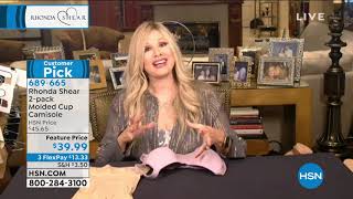 Rhonda Shear 2pack Everyday Molded Cup Camisole