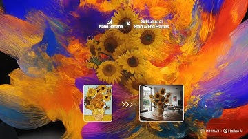 Nano Banana + Hailuo AI’s Start-to-End Frame turns masterpieces into real-life magic 🎨➡️🌍
