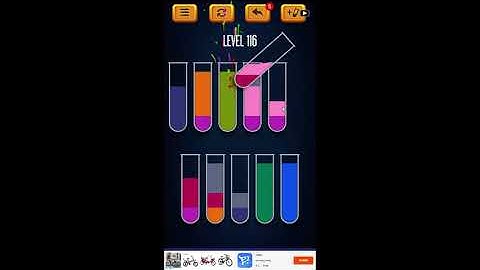 Water Sort Puzzle - Color Liquid Sorting Game Level 116 Solution