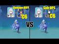 Skirk With Sub DPS vs With Damage Buffer - Skirk candace and Skirk Xingqiu // Genshin impact
