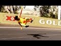 Downhill Skateboarding Crashes ★★★★★ Newton's Playground 2009 - Part 1 of 2