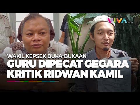 Bukan Karena Kritik Ridwan Kamil, Wakil Kepsek Beberkan Alasan Pemecatan Guru