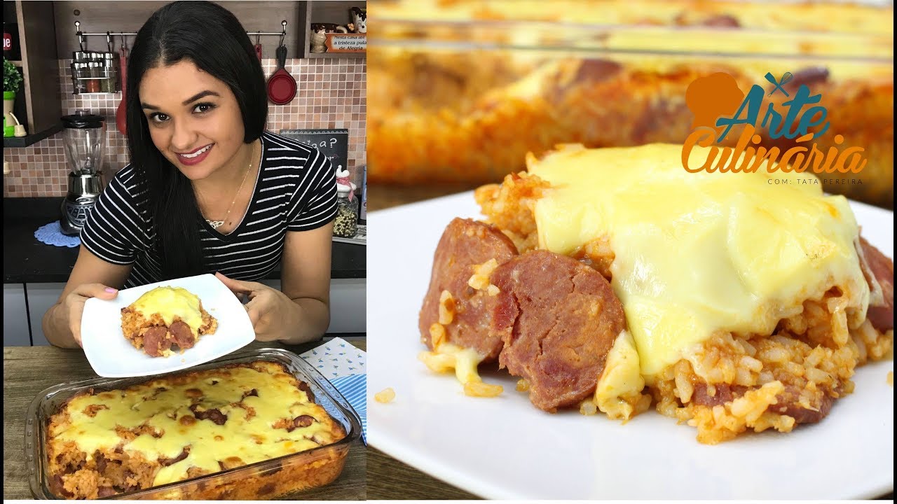 ARROZ DE FORNO PRÁTICO, ALMOÇO MUITO FÁCIL E RÁPIDO