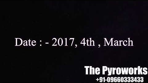 Award winning fireworks show by The Pyroworks 9660333433