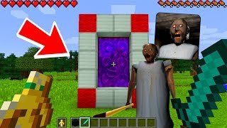 Minecraft GRANNY - How To Make a Portal To The Granny Horror Dimension! Minecraft GRANNY - How To Make a Portal To The Granny Horror Dimension!