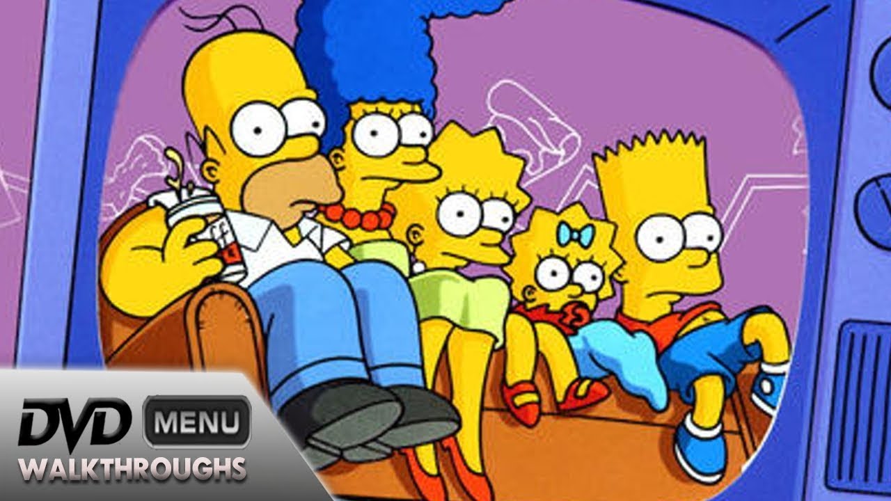 The Simpsons Season 3 1991 92 2003 Dvd Menu Walkthrough Youtube