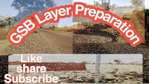 GSB Layer Bed Preparation | Highway Engineering
