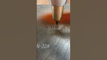 #Dot Peen Marking Machine#Deep Marking#H-beam marking # Clearly visible after painting