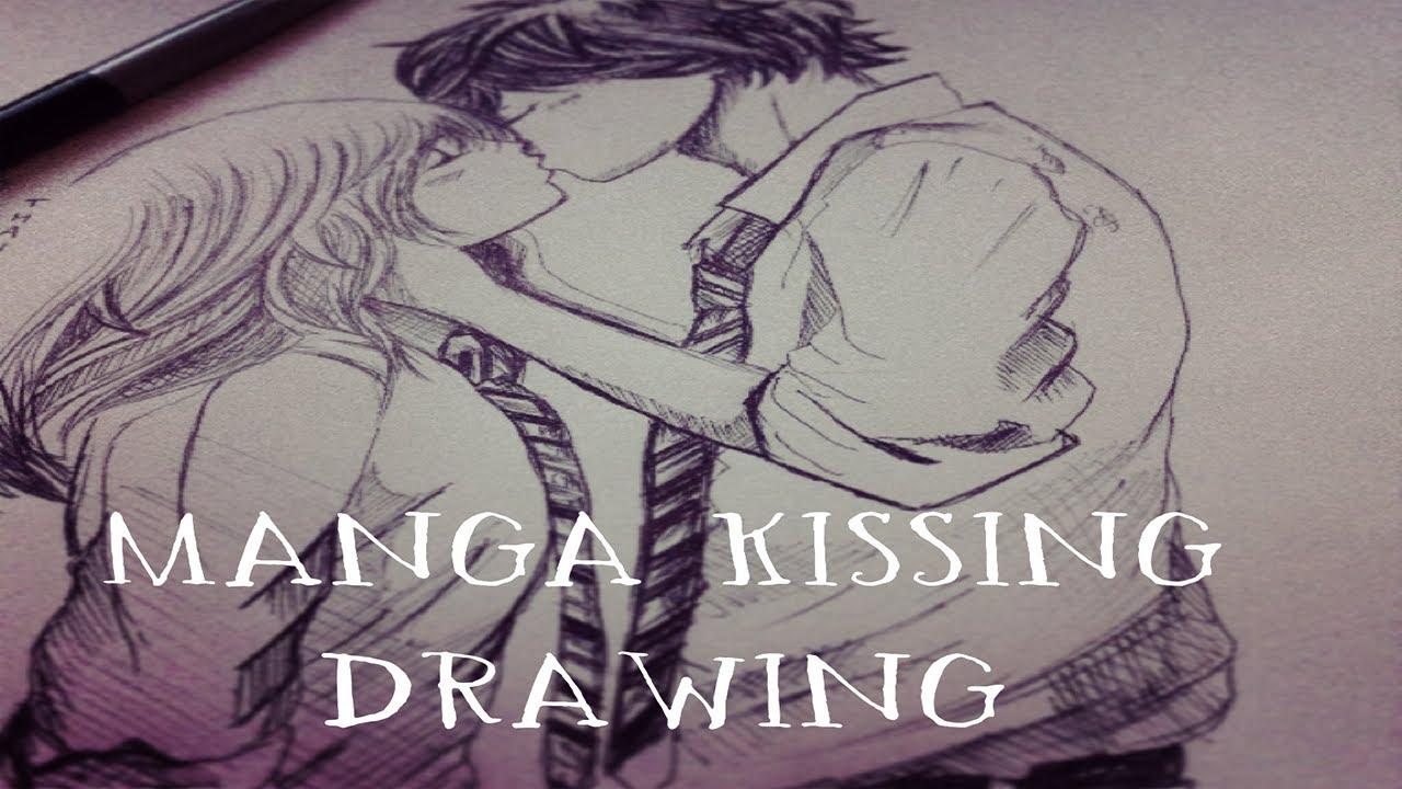  Drawing Anime Kiss Sketch with simple drawing
