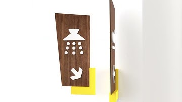 Polygonal Wall Signs – Modern Wayfinding Signage with Arrows for Hotels, Offices,Restaurants, Stores