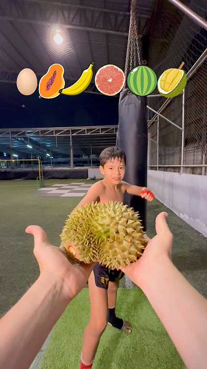 Smash Fest: Guys Take on Fruits with Punches and Elbows—Can They Conquer a Durian? 🍉👊🦾
